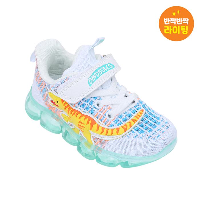 Dinosoles T Rex Air Rainbow Kids Sneakers White TOEBOX