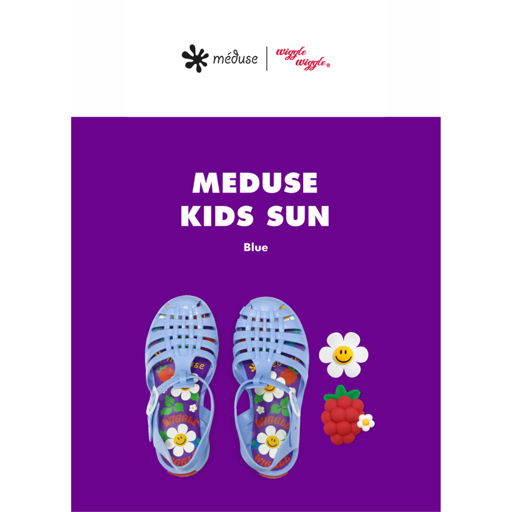 Meduse x Wiggle Wiggle Kids Sandals (Baby Blue)