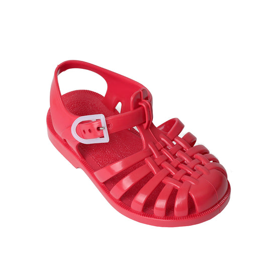 Meduse Kids Sun Sandals (Red)