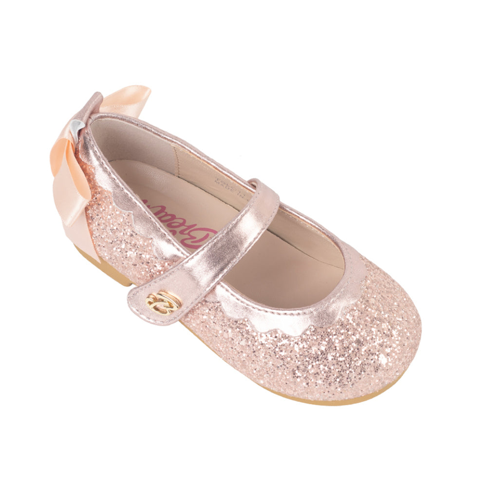 Baby's Breath Lucy Glitter Kids Dress Shoes (Pink) – TOEBOX