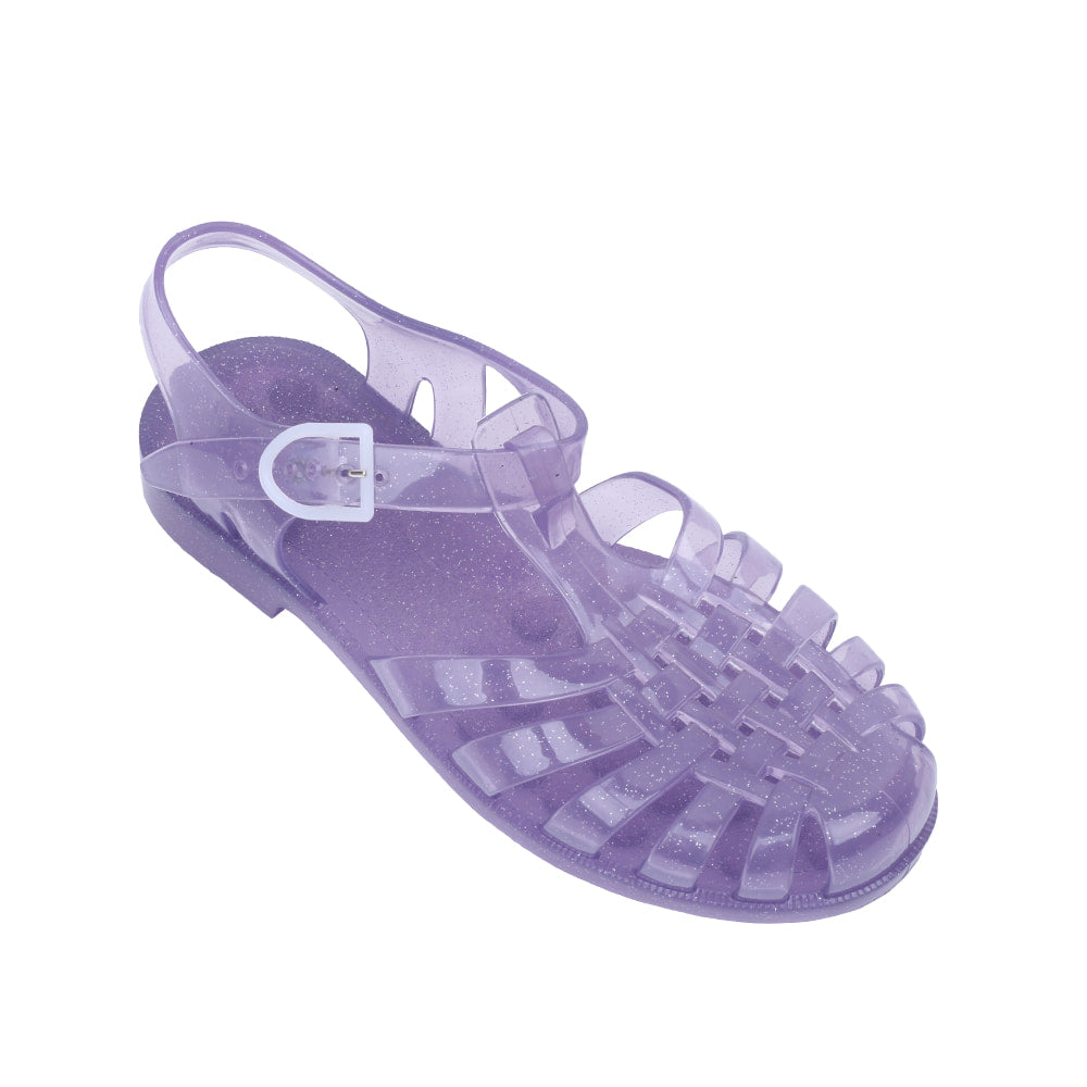 Meduse Women Sun Sandals (Purple Glitter)