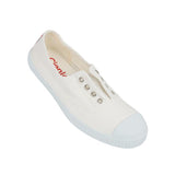 Cienta Women Ingles Puntera Tintado Sneakers (White)