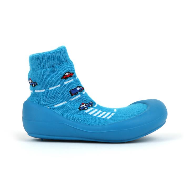 Miniwiz Wiz Moon First Walkers Shoes (Car Blue)