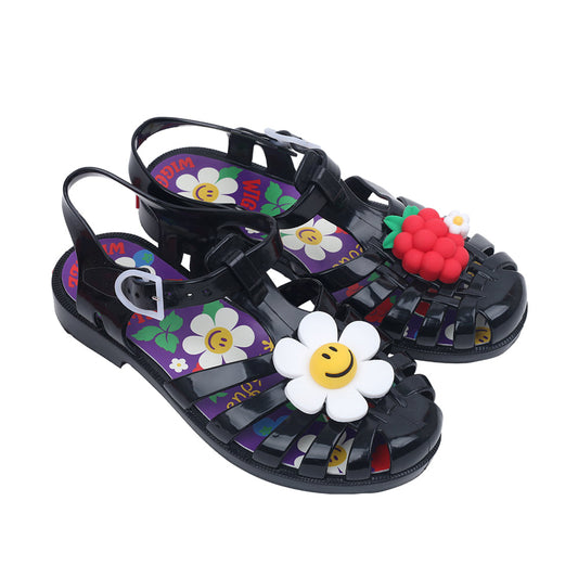 Meduse x Wiggle Wiggle Adult Sandals (Black)