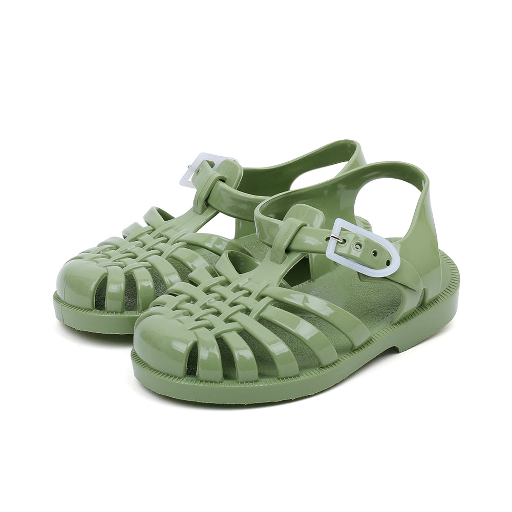 Meduse Kids Sun Sandals (Olive)