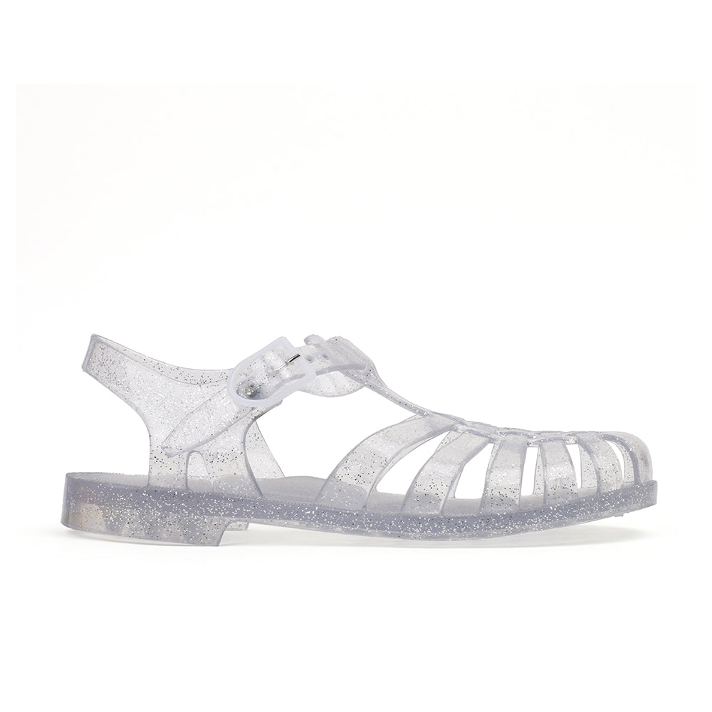 Meduse Women Sun Sandals (Silver Glitter)