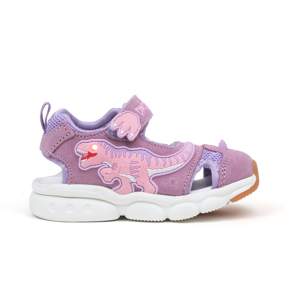 Dinosoles T-Rex Baby Kids Sandals (Purple)