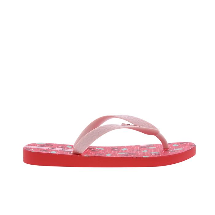 Ipanema Kids Temas Flip Flops (Red Pink)