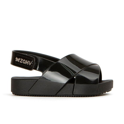 Zaxy Nina Blisha Slide Baby Sandals (Black)