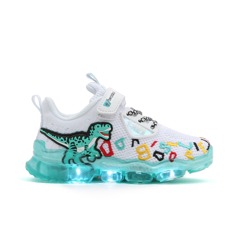 Dinosoles T-Rex Air Alpha Kids Sneakers (White)