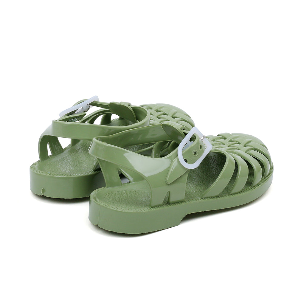 Meduse Kids Sun Sandals (Olive)