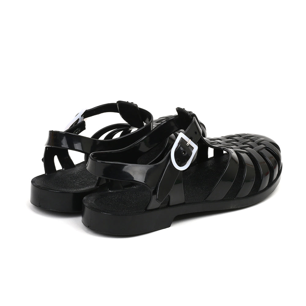 Meduse Women Sun Sandals (Black)