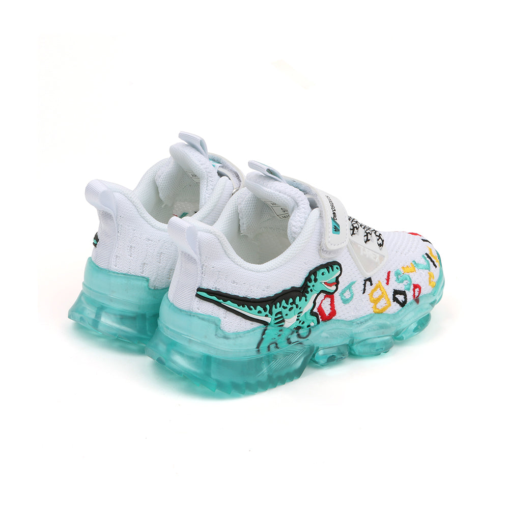 Dinosoles T-Rex Air Alpha Kids Sneakers (White)