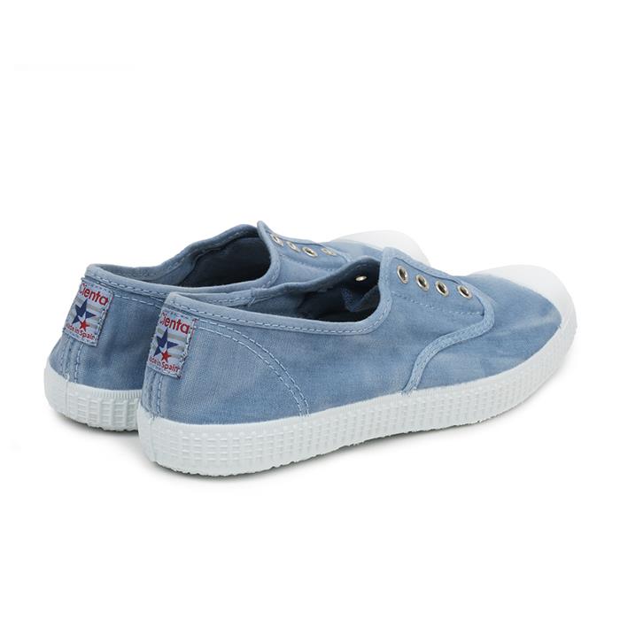 Cienta Women Ingles Puntera Tintado Sneakers (Washing Blue)