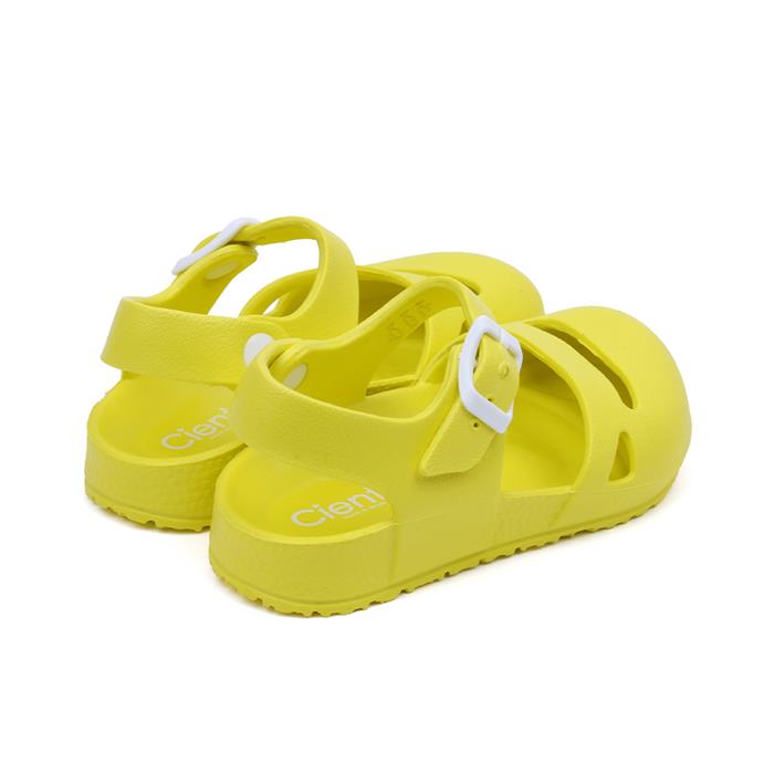 Cienta Zueco Bios Eva Sandals (Yellow)