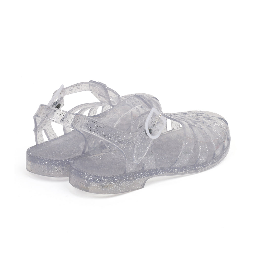 Meduse Women Sun Sandals (Silver Glitter)