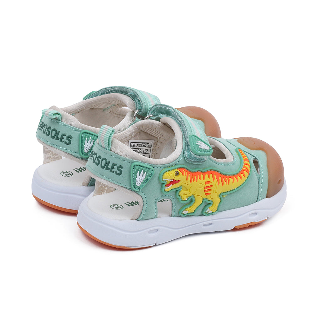 Dinosoles Baby Rainbow Kids Sandals (Light Green)