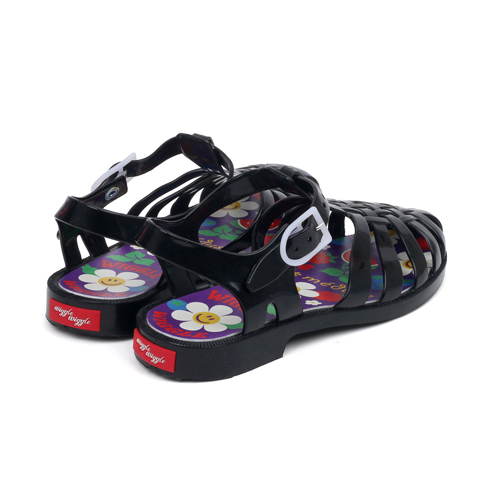 Meduse x Wiggle Wiggle Adult Sandals (Black)