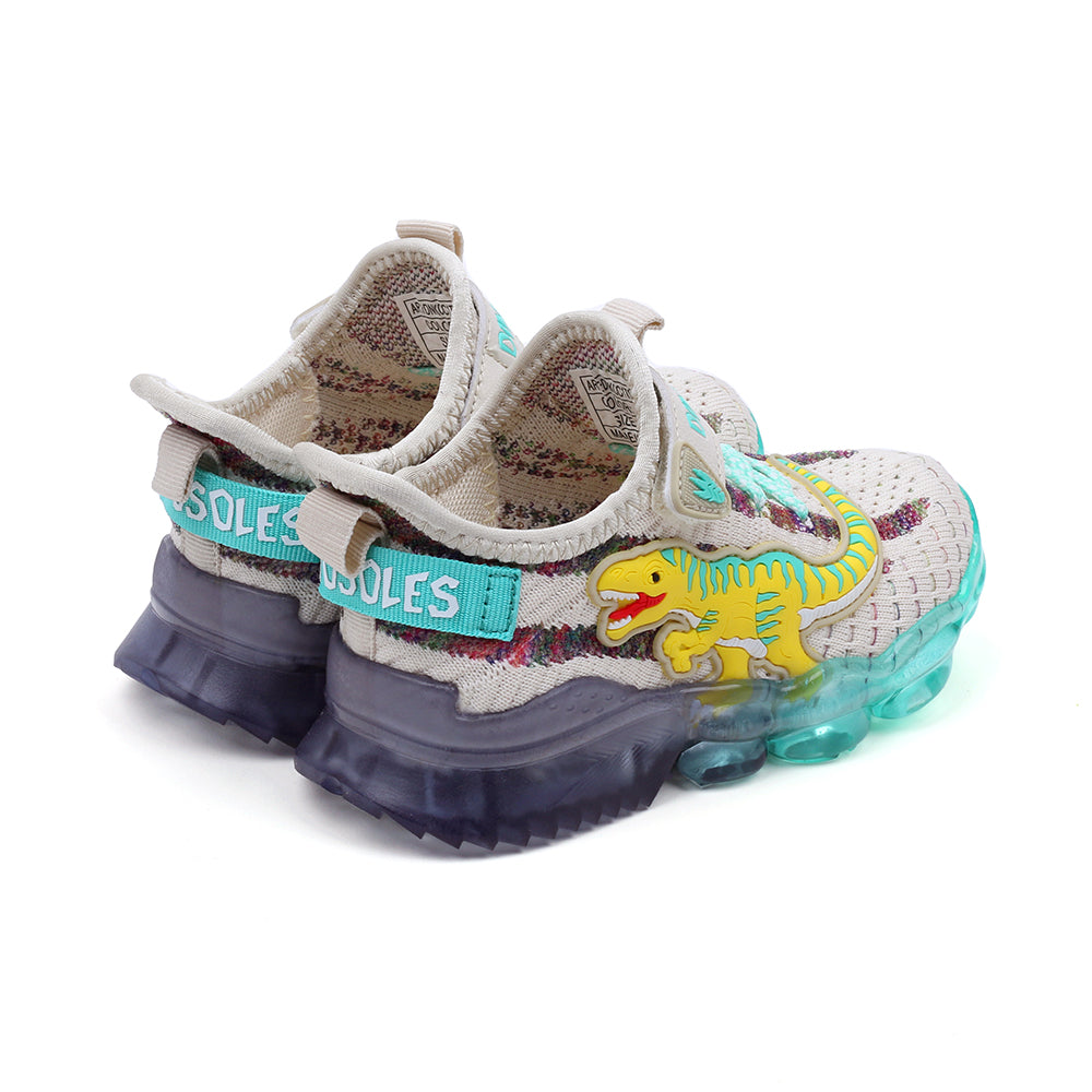 Dinosoles T-Rex Air Ray Kids Sneakers (Beige)