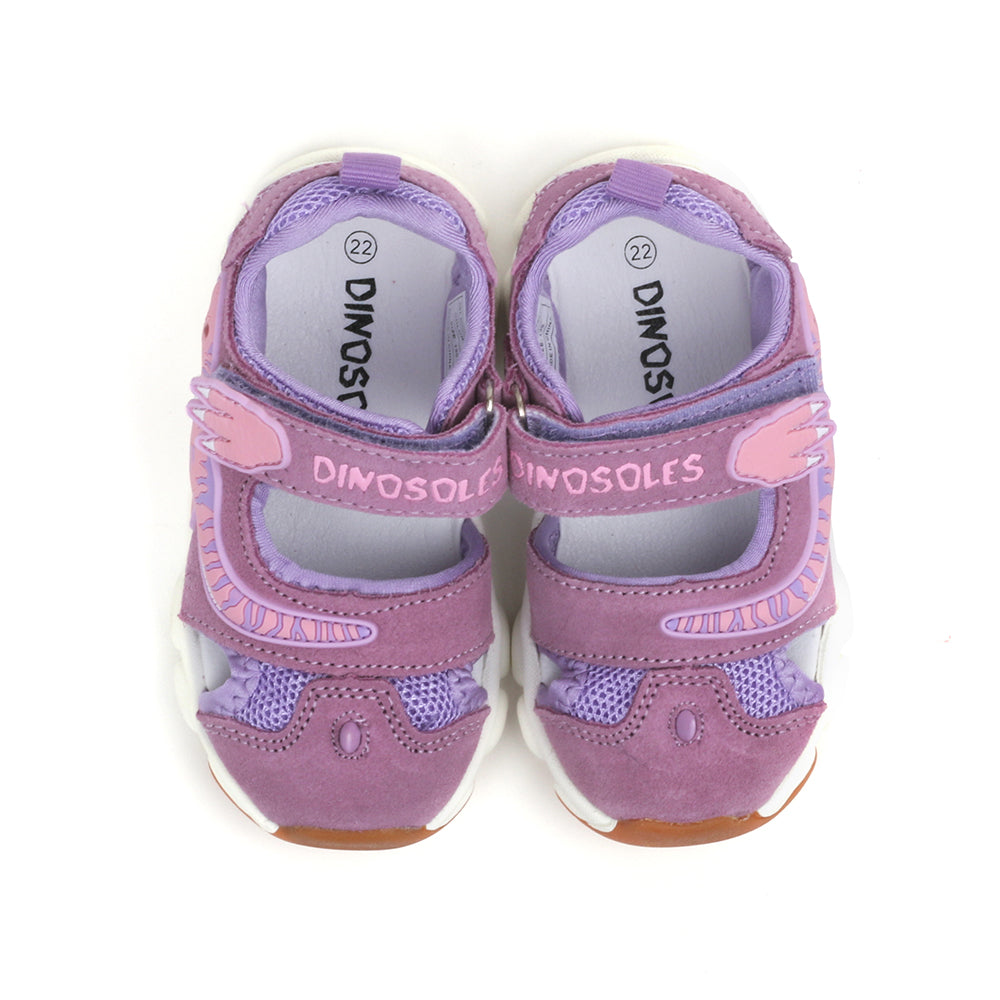 Dinosoles T-Rex Baby Kids Sandals (Purple)