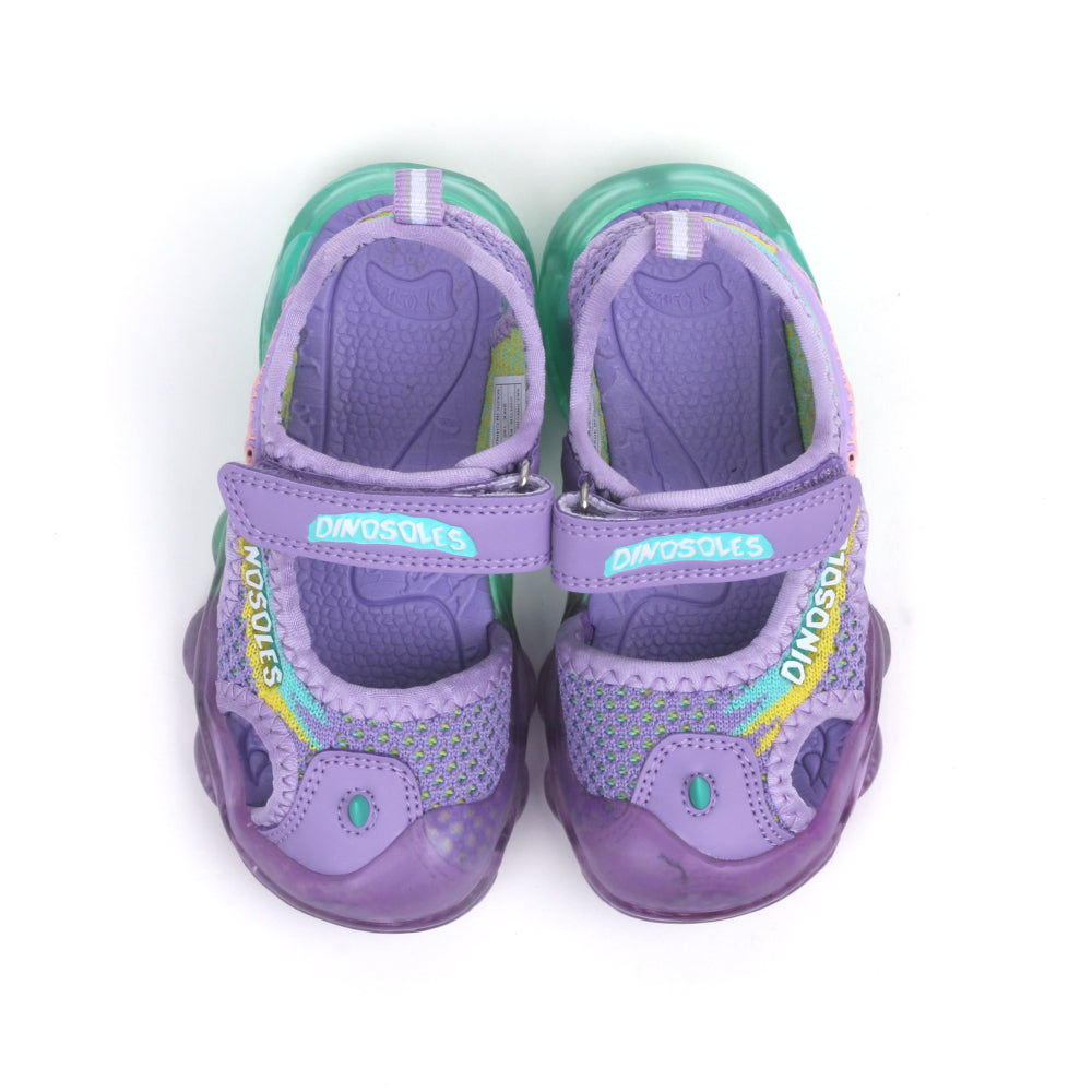 Dinosoles T-Rex Air Kids Sandals (Purple)
