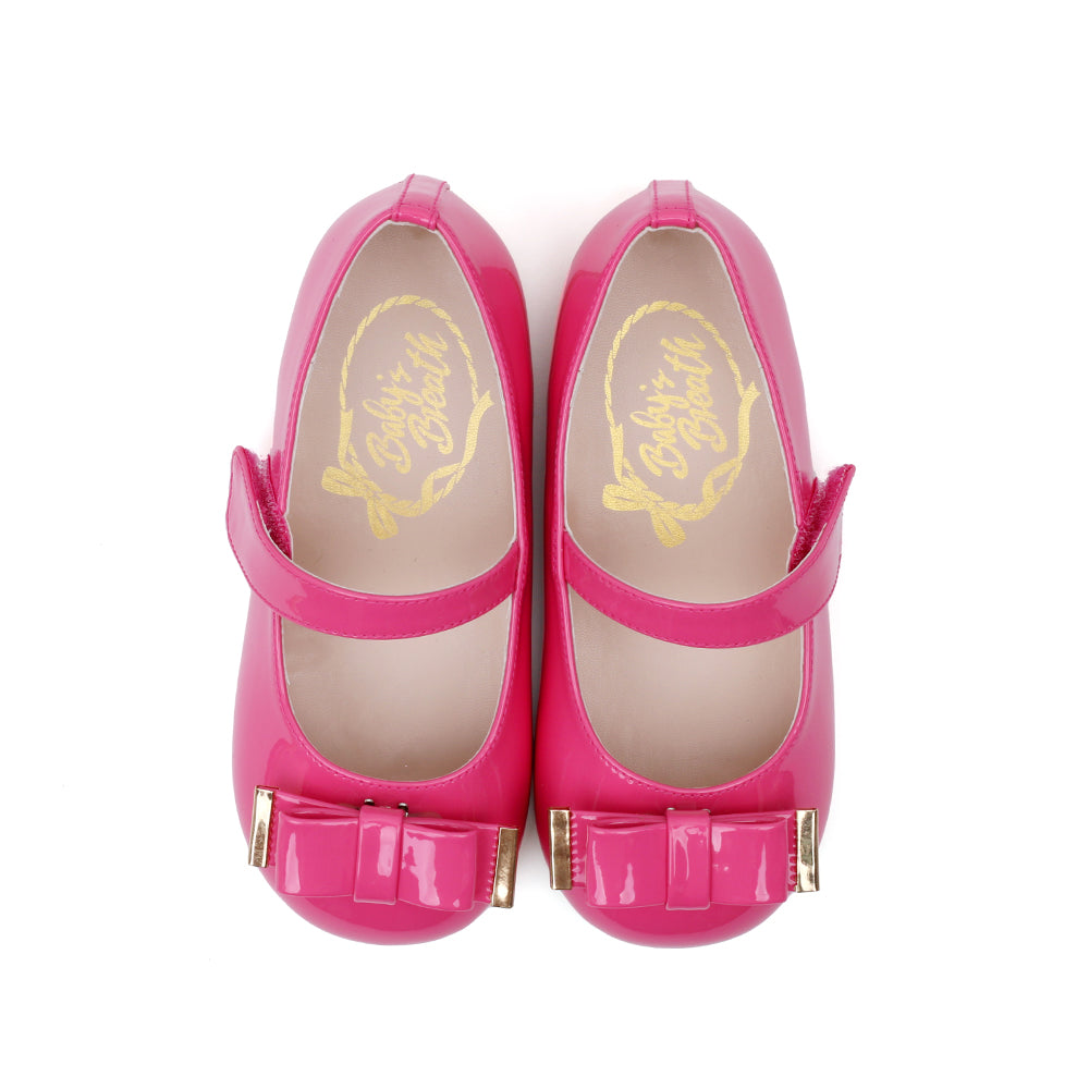 Girls hot pink best sale dress shoes