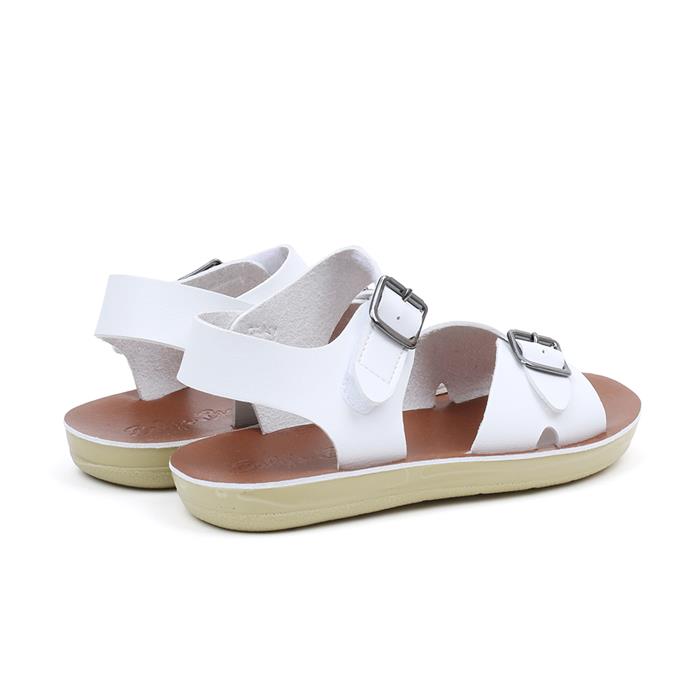 White and best sale tan sandals