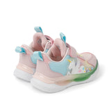 Dinosoles Unicorn Luminous Kids Sneakers (Pink)
