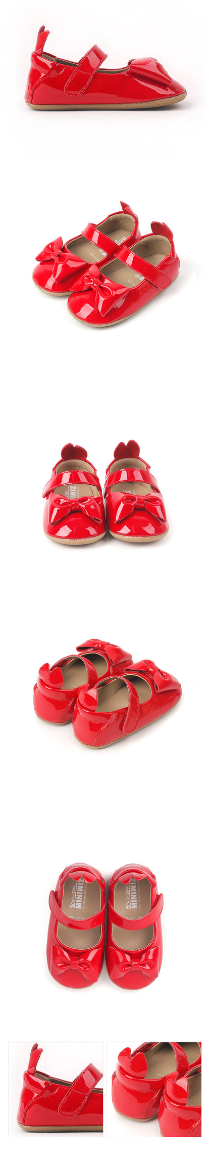 Miniwiz Wiz Cake First Walkers Shoes (Red)