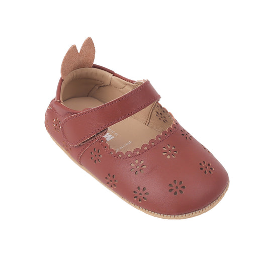 Miniwiz Wiz Sole First Walkers Shoes (Brown)