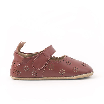 Miniwiz Wiz Sole First Walkers Shoes (Brown)