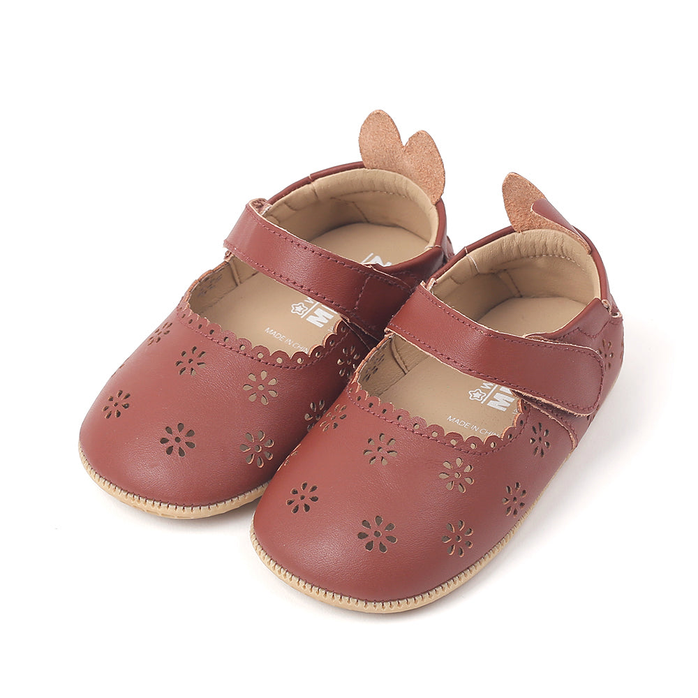 Miniwiz Wiz Sole First Walkers Shoes (Brown)