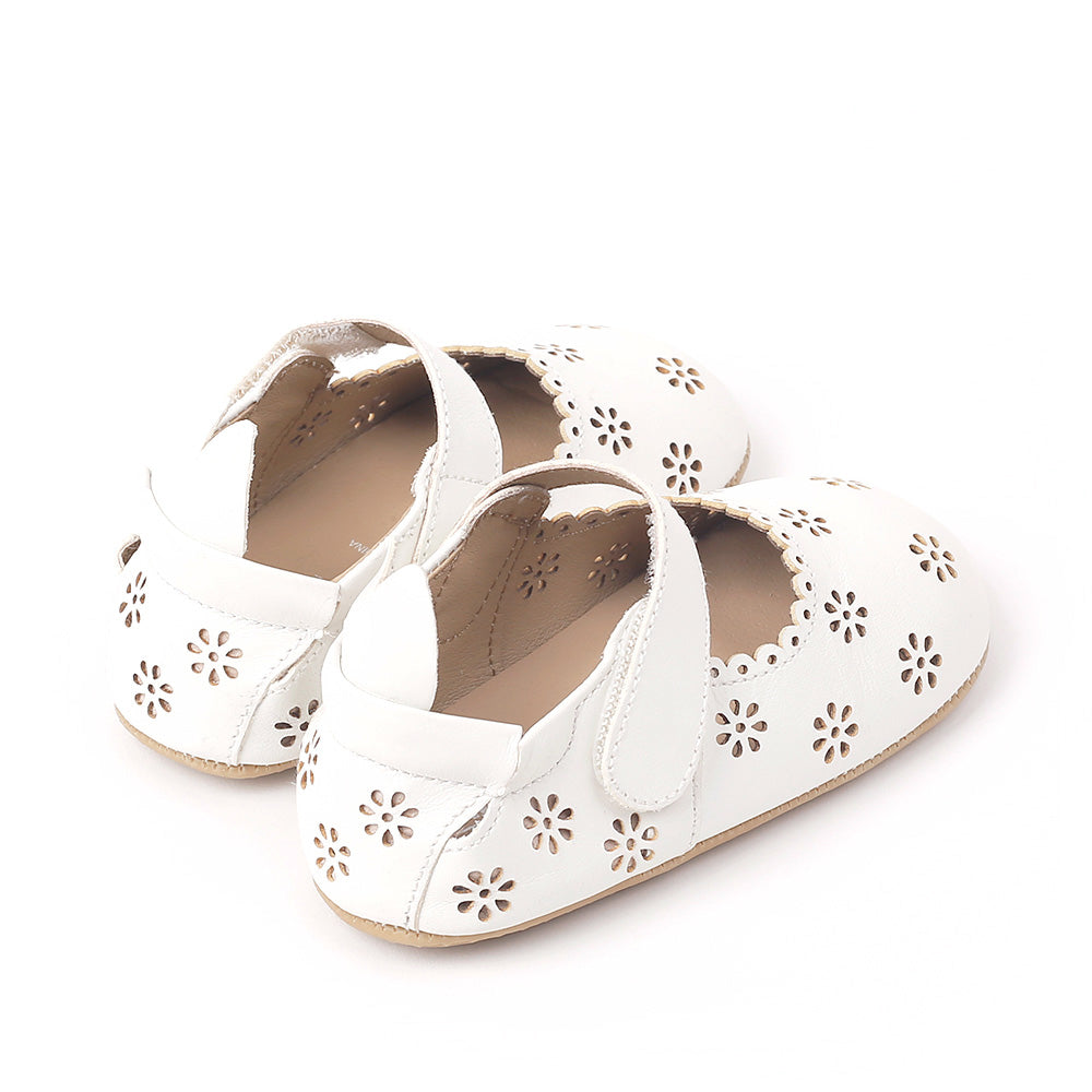 Miniwiz Wiz Sole First Walkers Shoes (White)