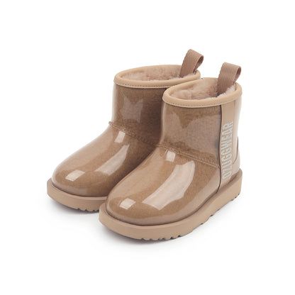 Ozuggwear Classic Kids Clear Boots (Waterproof) Brown