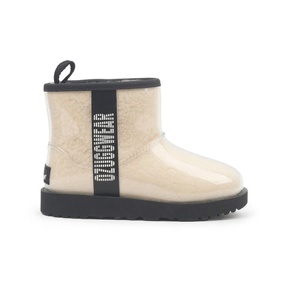 Ozuggwear Classic Kids Clear Boots (Waterproof) Ivory