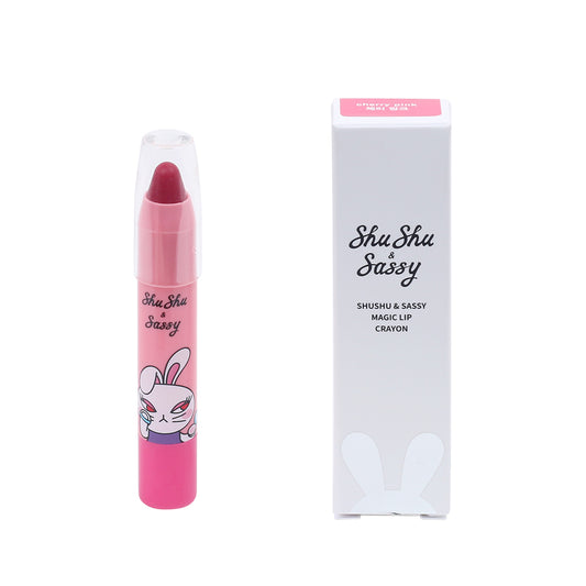 ShuShu & Sassy Magic Lip Crayon (Cherry Pink)