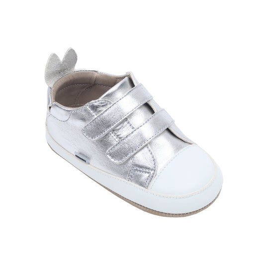 Miniwiz New Wiz Star First Walkers Shoes (Silver)