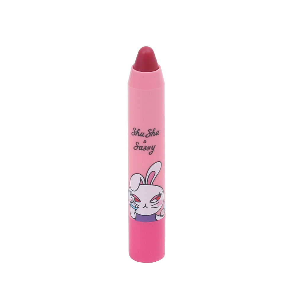 ShuShu & Sassy Magic Lip Crayon (Cherry Pink)