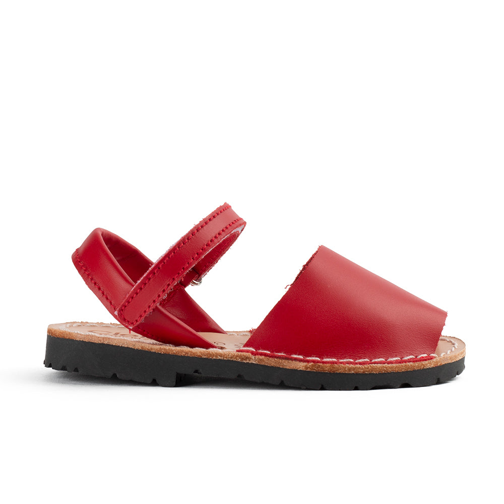 Cienta Kids Menorquina Sandals (Red)