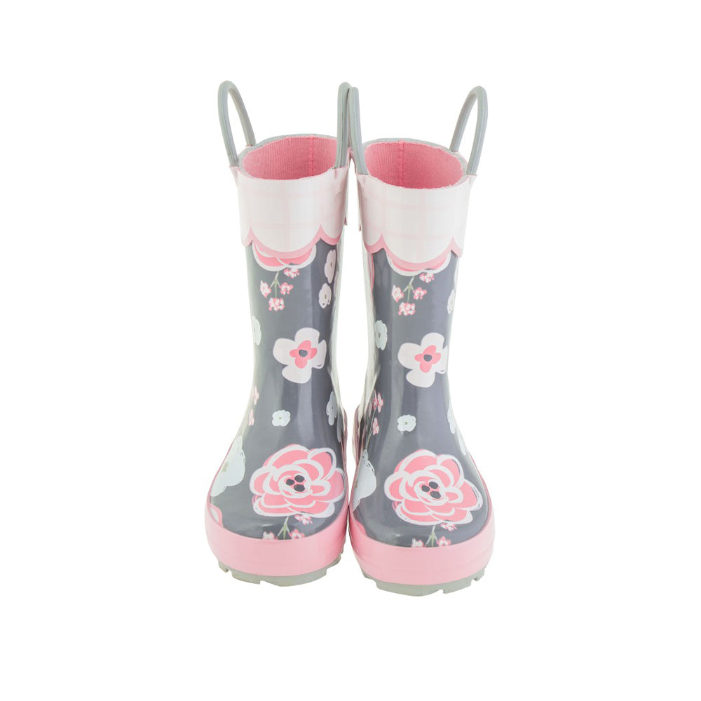 Stephen Joseph Printed Rain Boots (Pink)