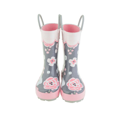 Stephen Joseph Printed Rain Boots (Pink)