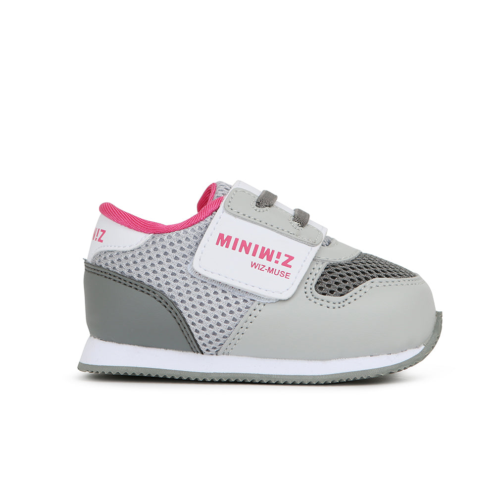 Miniwiz Wiz Muse First Walkers Shoes (Grey)