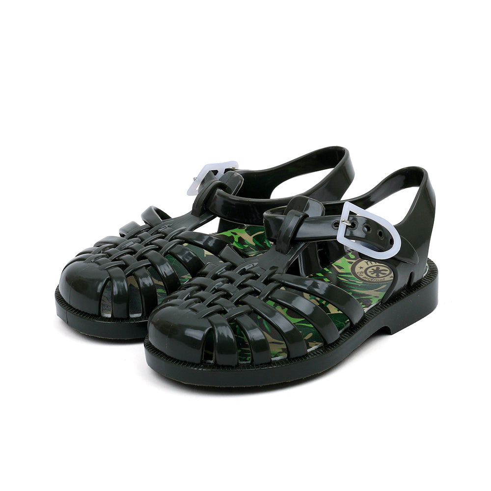 Meduse Kids Sun Fun Sandals (Khaki)