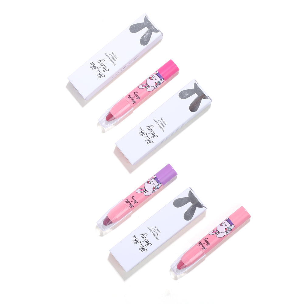 ShuShu & Sassy Magic Lip Crayon (Cherry Pink)