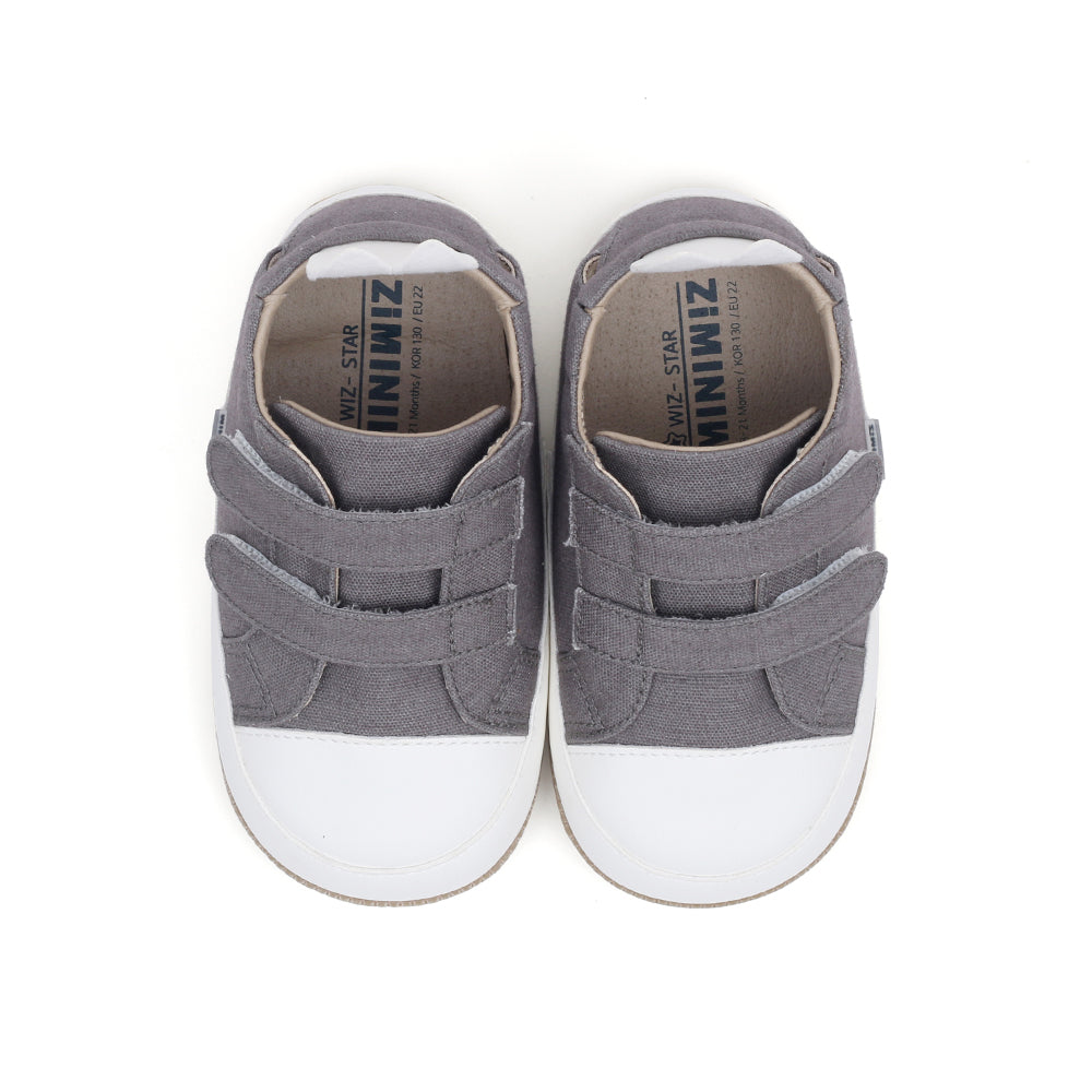 Miniwiz New WizCotton First Walkers Shoes (Grey)