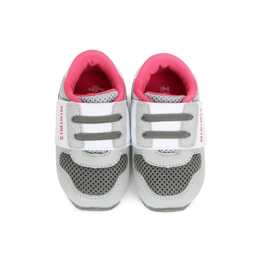 Miniwiz Wiz Muse First Walkers Shoes (Grey)