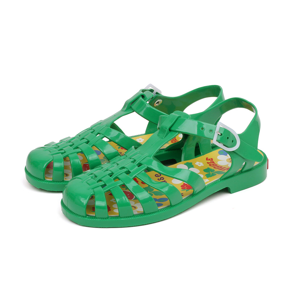 Meduse x Wiggle Wiggle Adult Sandals (Green)