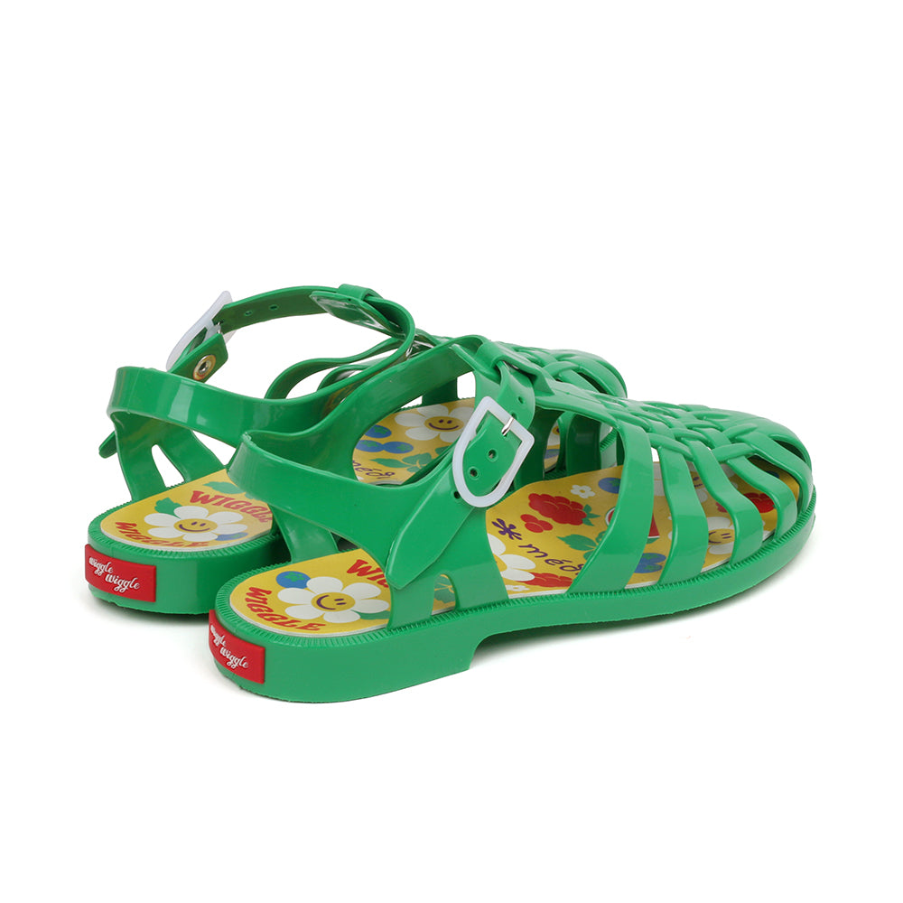 Meduse x Wiggle Wiggle Adult Sandals (Green)