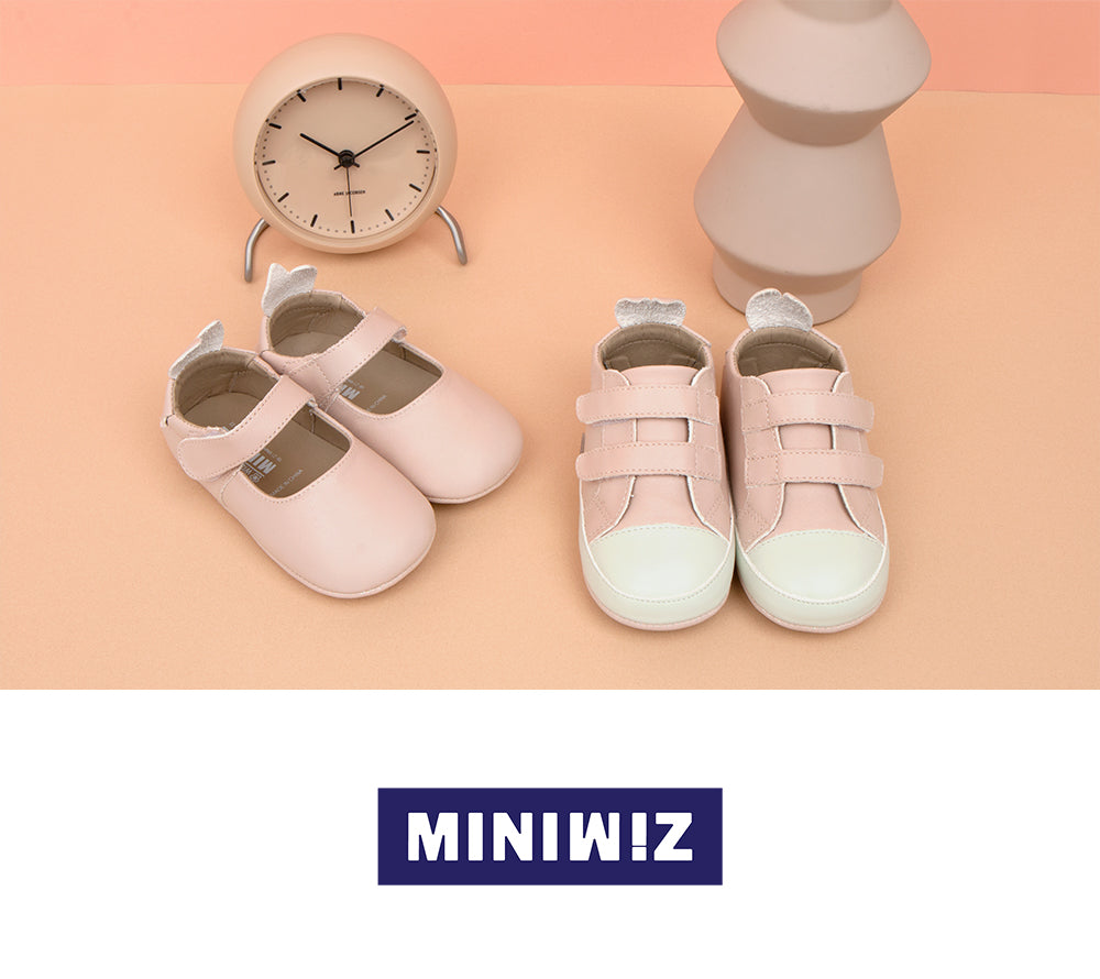 Miniwiz New Wiz Petit First Walkers Shoes (Light Pink)