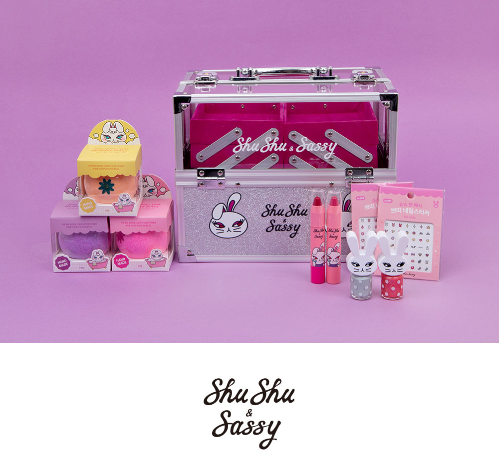 ShuShu & Sassy Kids Cosmetics Makeup Box (Large)